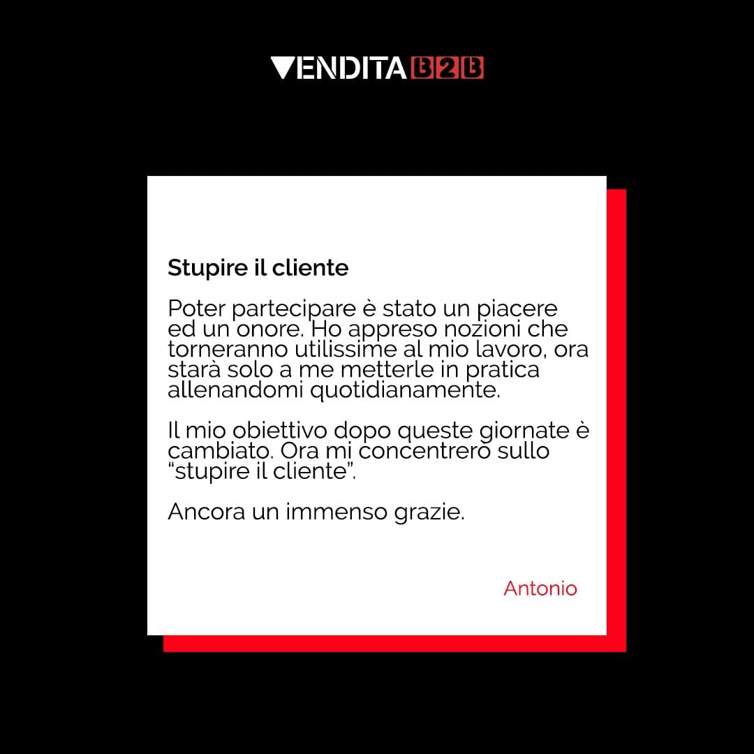 Testimonianza Antonio