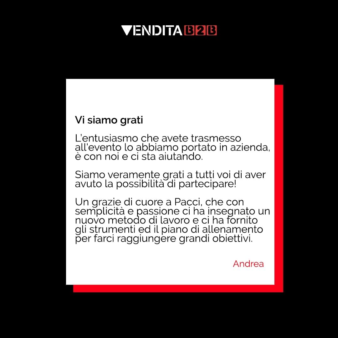 Testimonianza Andrea